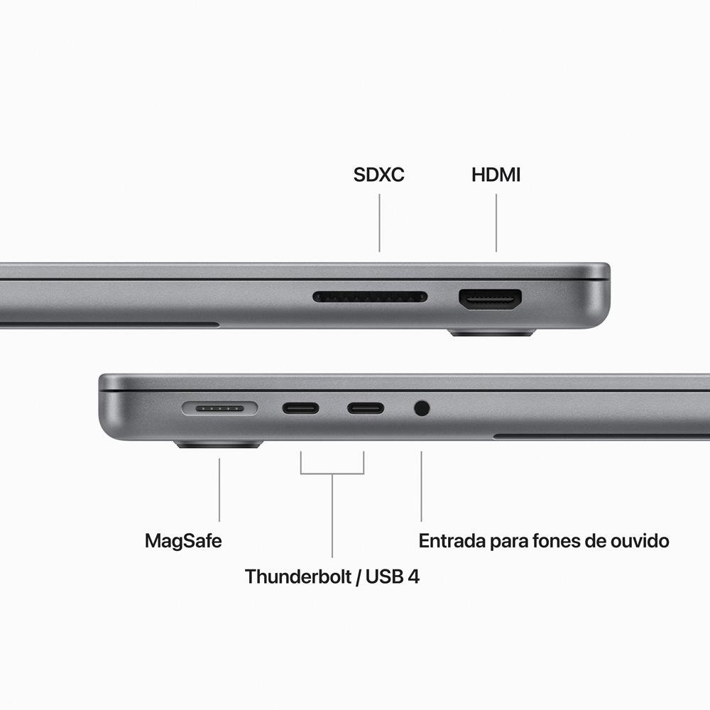 Notebook MacBook Pro Apple Tela Retina 14 | KaBuM!