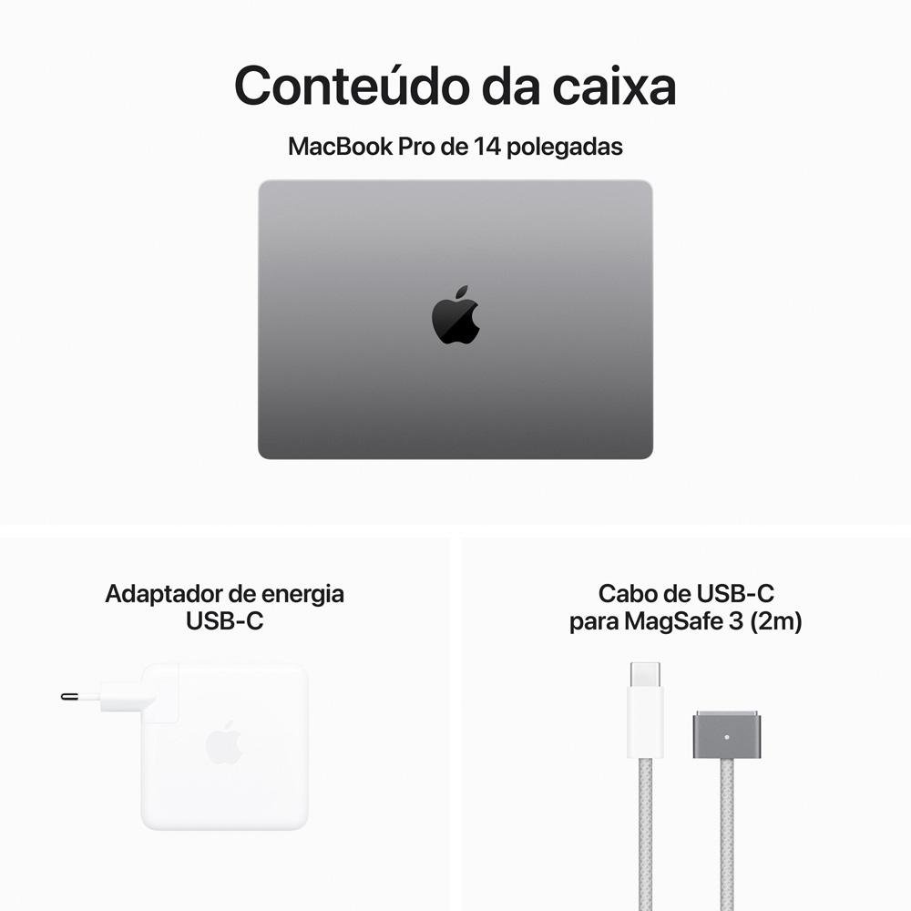 Notebook MacBook Pro Apple Tela Retina 14 | KaBuM!