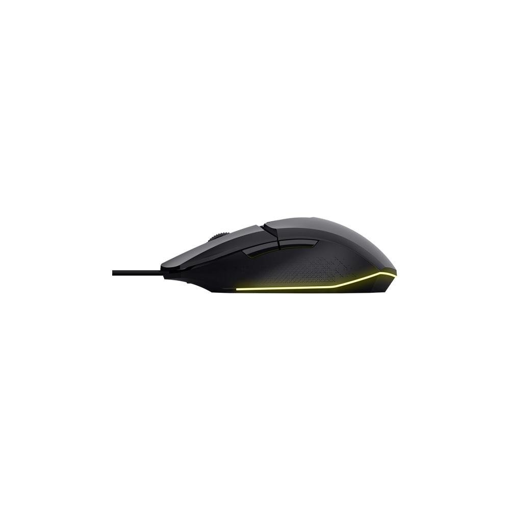 Kit Gamer GXTrust 790 Headset com Microfone, Mouse LED 6400 DPI, Mousepad Antiderrapante, Preto - 25117