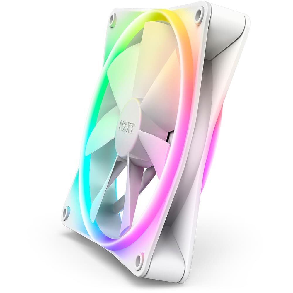 NZXT F140 RGB DUO WHITE 2個入×2個　㉞ Kit 2 Ventoinhas NZXT F140RGB Duo 140mm | KaBuM!
