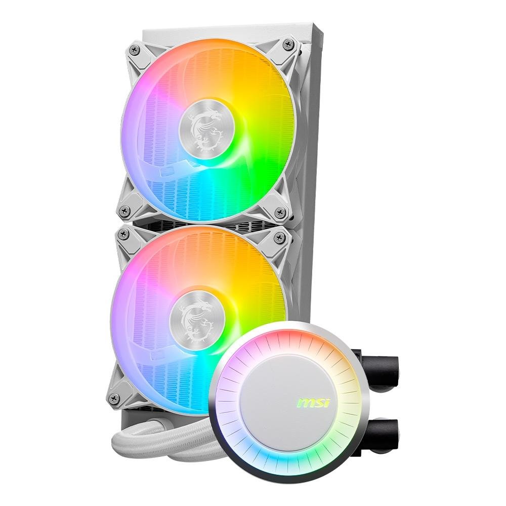 Water Cooler MSI Mag Coreliquid E240 White| KaBuM!