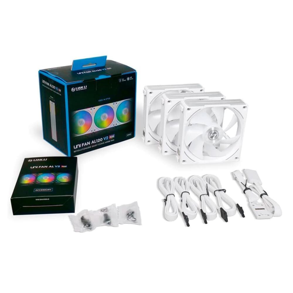 Kit Cooler Fan 3 Unidades Lian Li RGB | KaBuM!