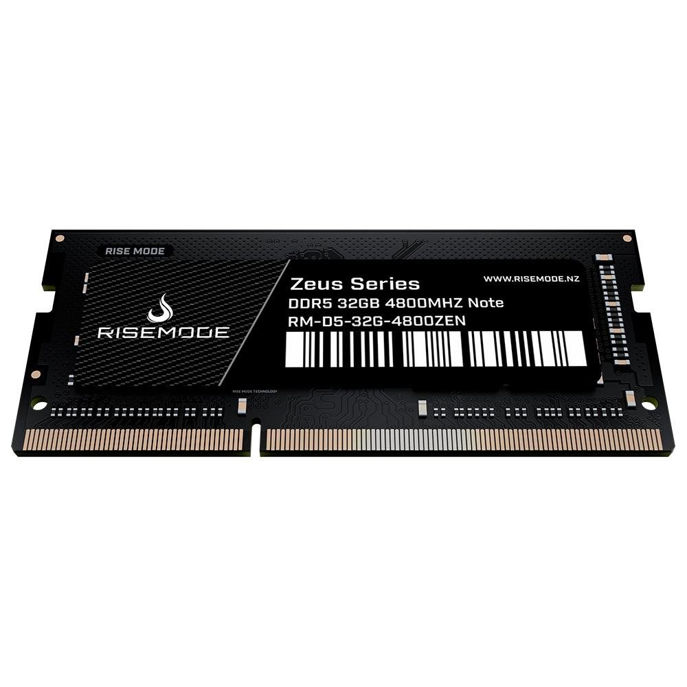 Memoria RAM Para Notebook Rise Mode, 32GB, 4800MHZ DDR5, Zeus Series, CL40 - RM-D5-32G-4800ZEN