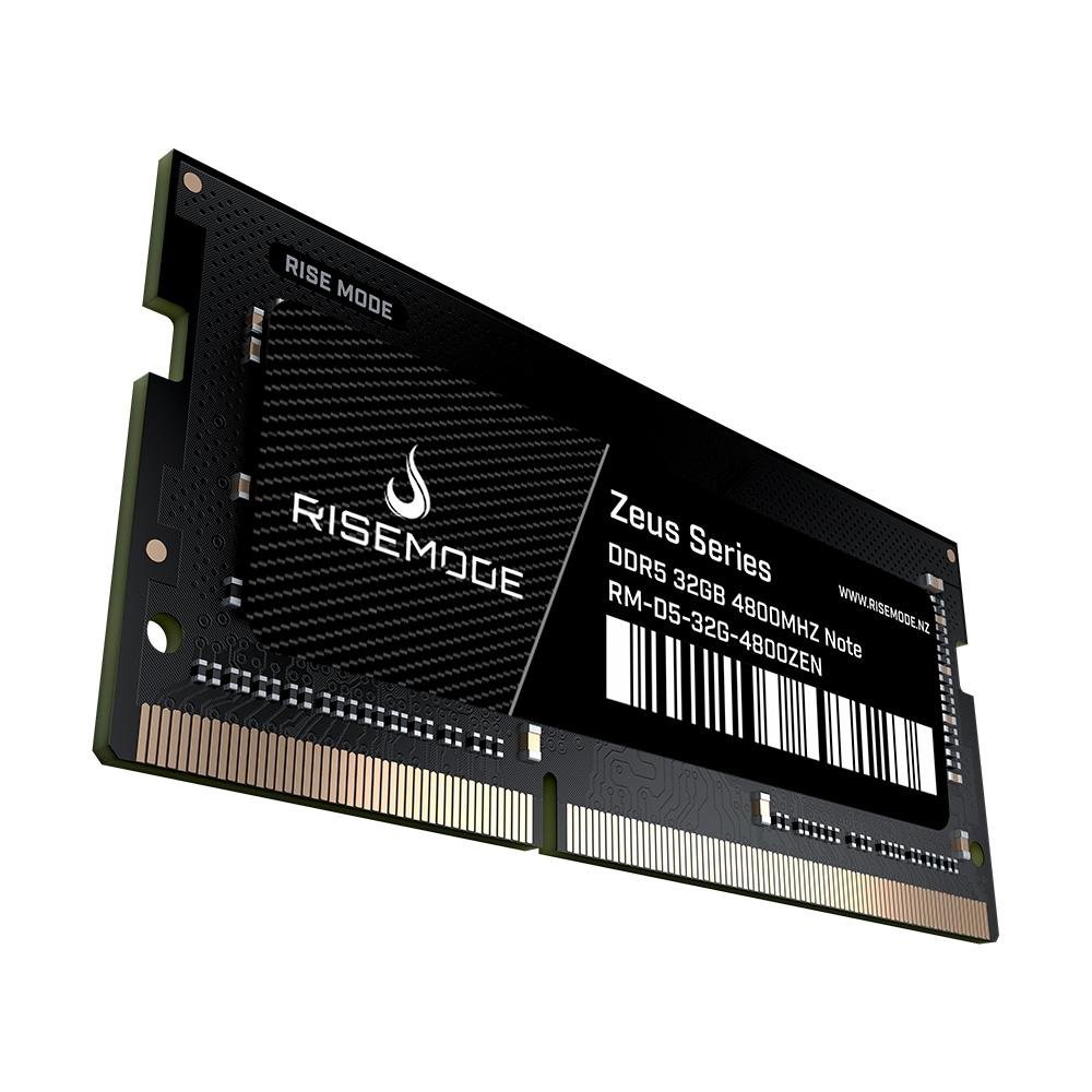 Memoria RAM Para Notebook Rise Mode, 32GB, 4800MHZ DDR5, Zeus Series, CL40 - RM-D5-32G-4800ZEN