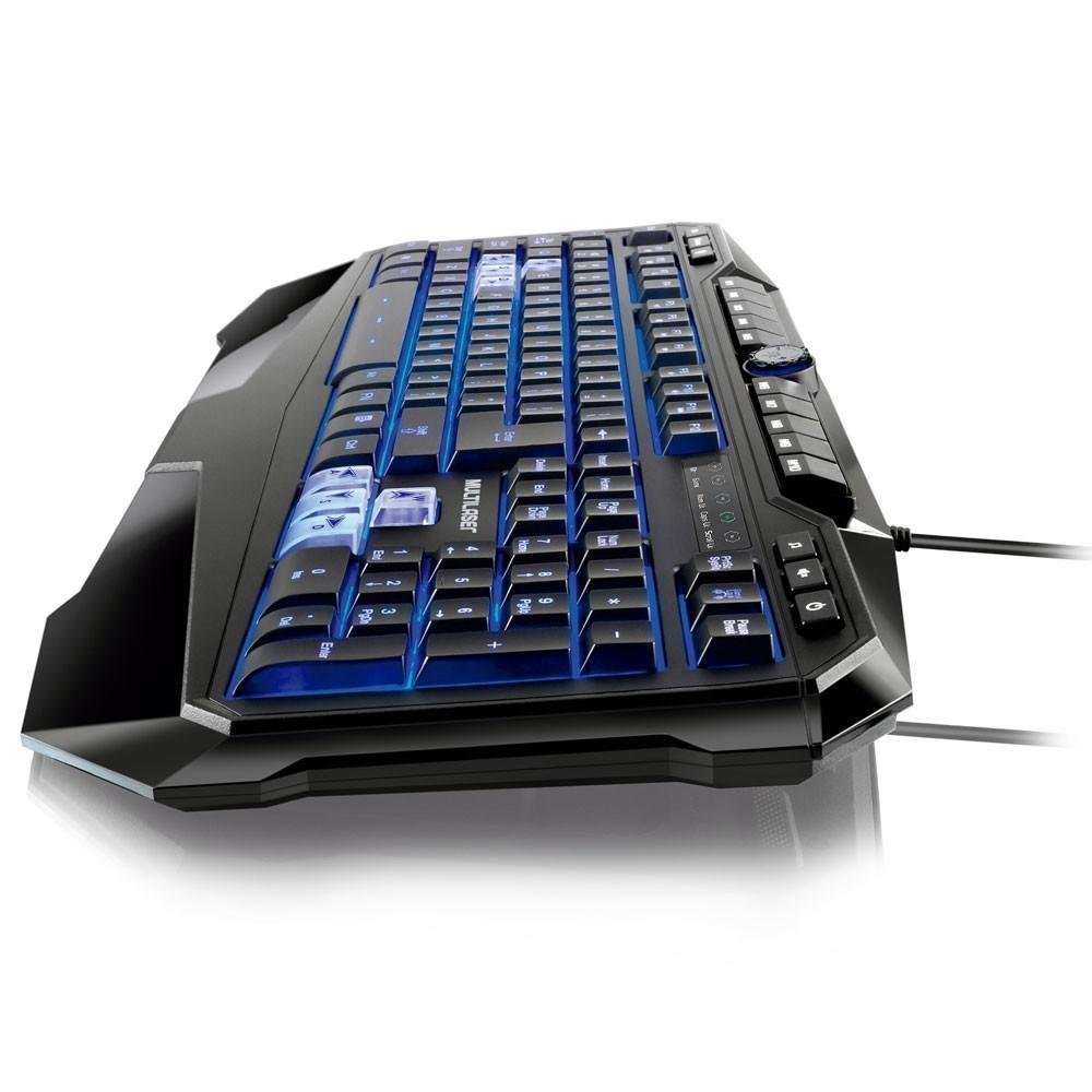 Teclado Gamer Warrior LED, ABNT2  - TC167