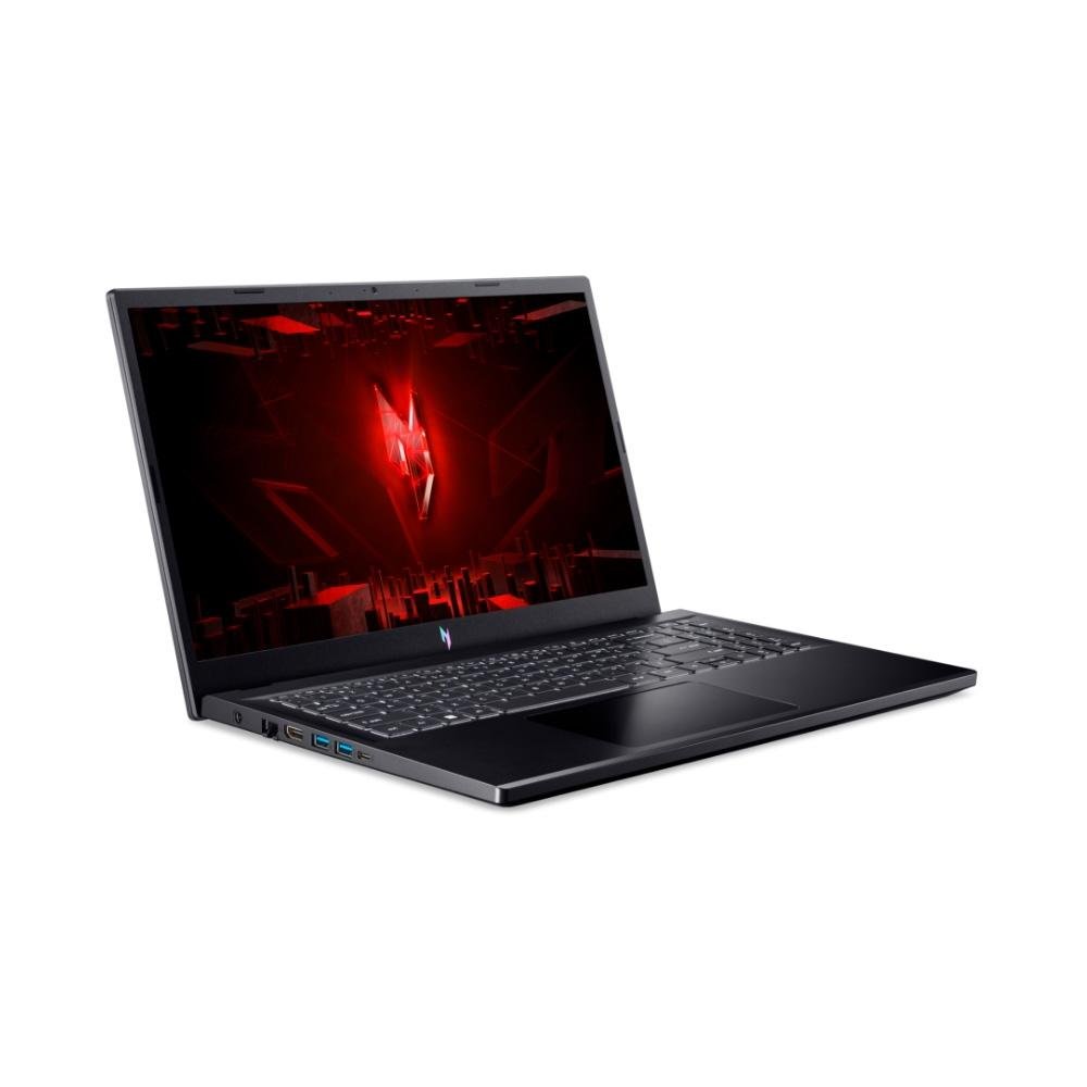 Notebook Gamer Acer Nitro V15 Intel Core i5-13420H, 8GB RAM, GeForce RTX 3050, SSD 512GB, 15.6" FHD IPS 144Hz, Windows 11, Preto - ANV15-51-58AZ