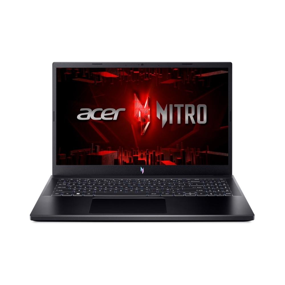 Notebook Gamer Acer Nitro V15 Intel Core i5-13420H, 8GB RAM, GeForce RTX 3050, SSD 512GB, 15.6" FHD IPS 144Hz, Windows 11, Preto - ANV15-51-58AZ