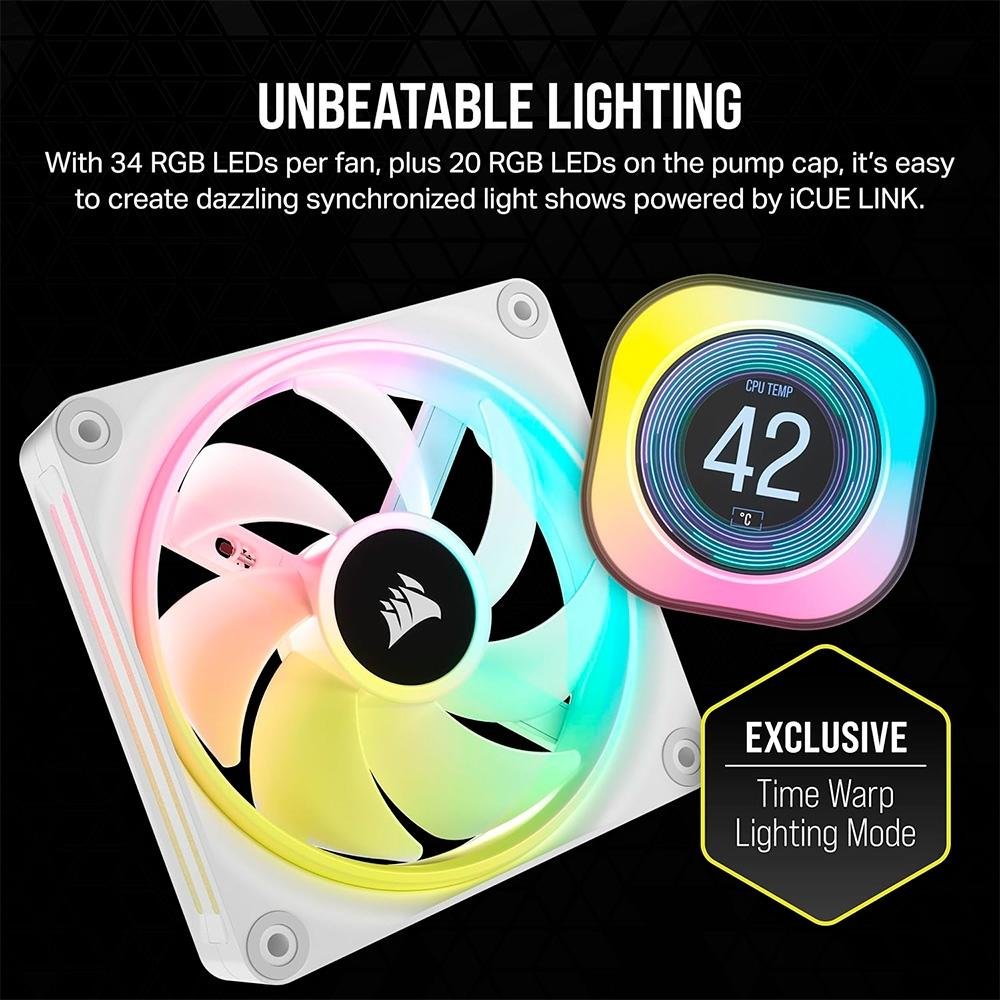 Water Cooler Corsair iCUE LINK H150i LCD | KaBuM!