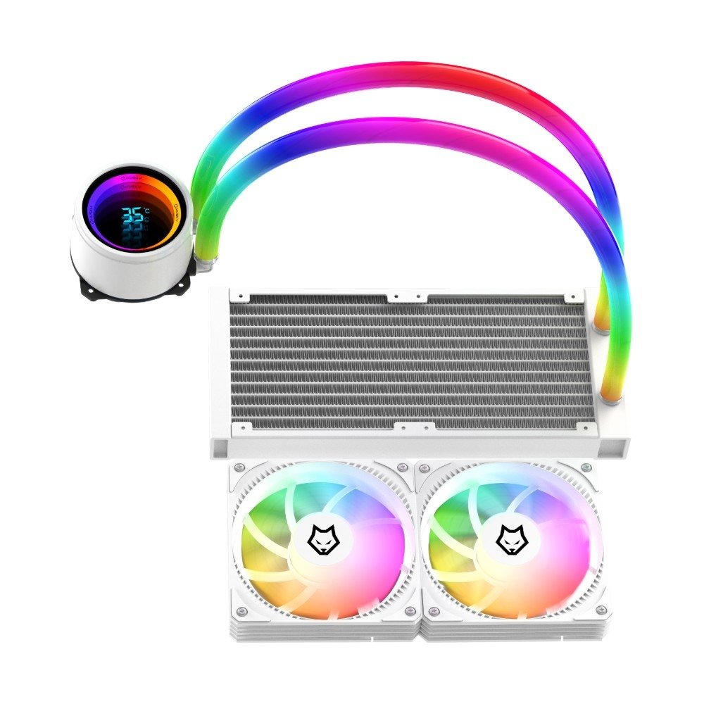 Water Cooler Husky Icy Comet, Iluminação ARGB, 240mm, AMD e Intel, Branco - HWT650BR Water Cooler Husky Icy Comet, Iluminação ARGB, 240mm, AMD e Intel, Branco - HWT650BR