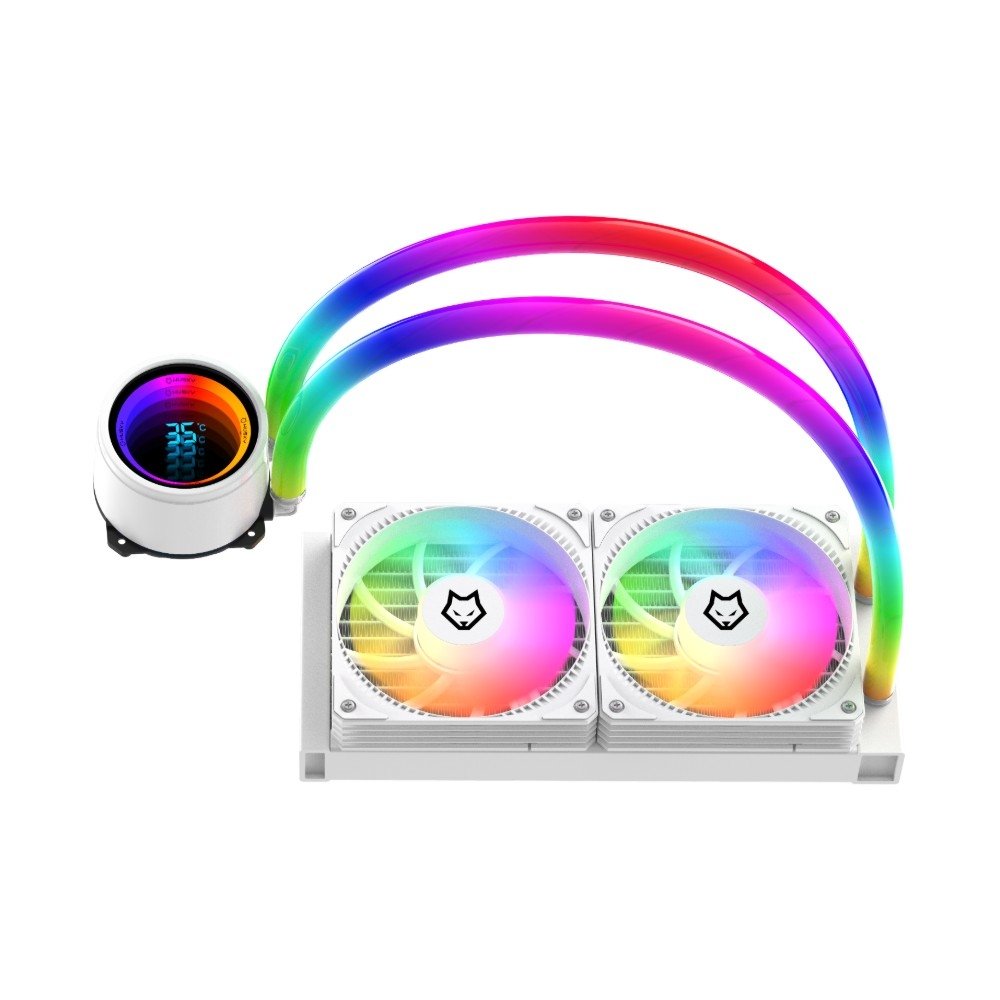 Water Cooler Husky Icy Comet, Iluminação ARGB, 240mm, AMD e Intel, Branco - HWT650BR Water Cooler Husky Icy Comet, Iluminação ARGB, 240mm, AMD e Intel, Branco - HWT650BR