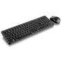 Teclado e Mouse Sem Fio Multi Multimídia Slim 2.4Ghz ABNT2  Preto - TC183