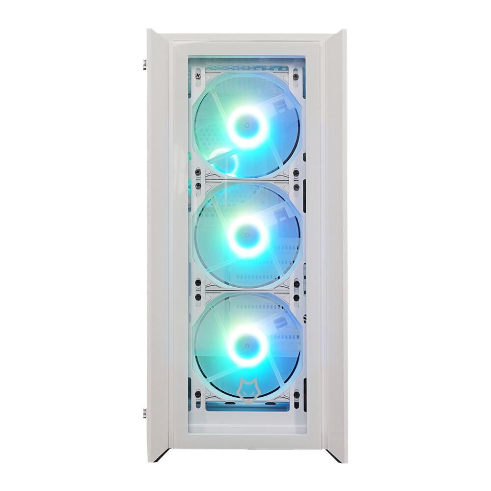 Gabinete Gamer Husky Dome 100, Mid Tower, ATX, Lateral e Frontal em Vidro, Sem FANs, Branco - HGN100BR Gabinete Gamer Husky Dome 100, Mid Tower, ATX, Lateral e Frontal em Vidro, Sem FANs, Branco - HGN100BR