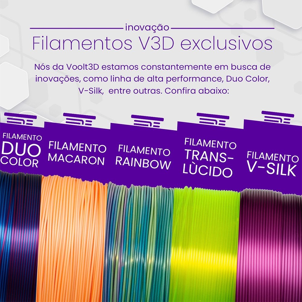 Filamento PLA Vermelho Velvet 1kg - PL-VM-VE-1