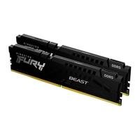 Memória RAM Kingston Fury Beast Expo, 16GB (2X8GB), 6000MT/s, DDR5, DIMM, CL30, Preto - KF560C30BBEK2-16