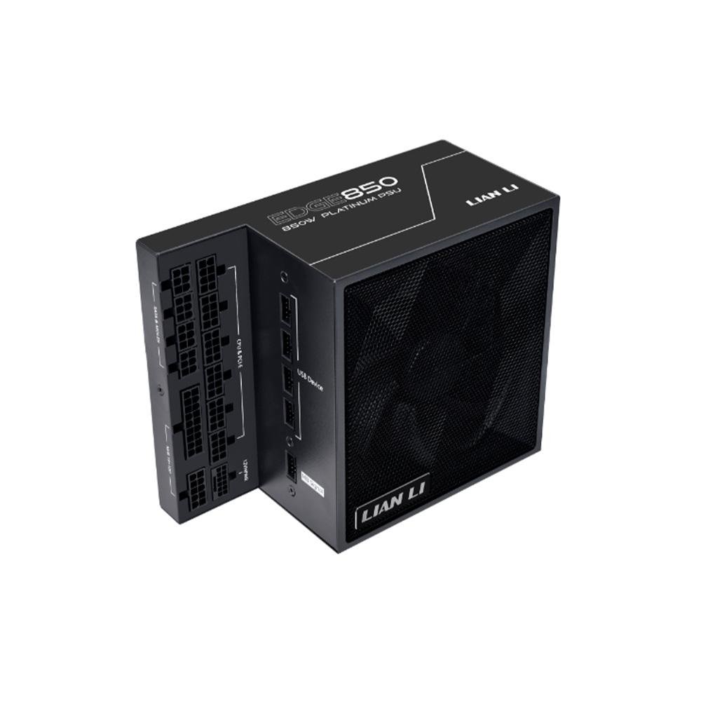 Fonte Lian Li EG0850 BLACK WO, 850W, 80 Plus Platinum, Modular, PFC Ativo, Com Cabo, Preto - EG0850 BLACK WO