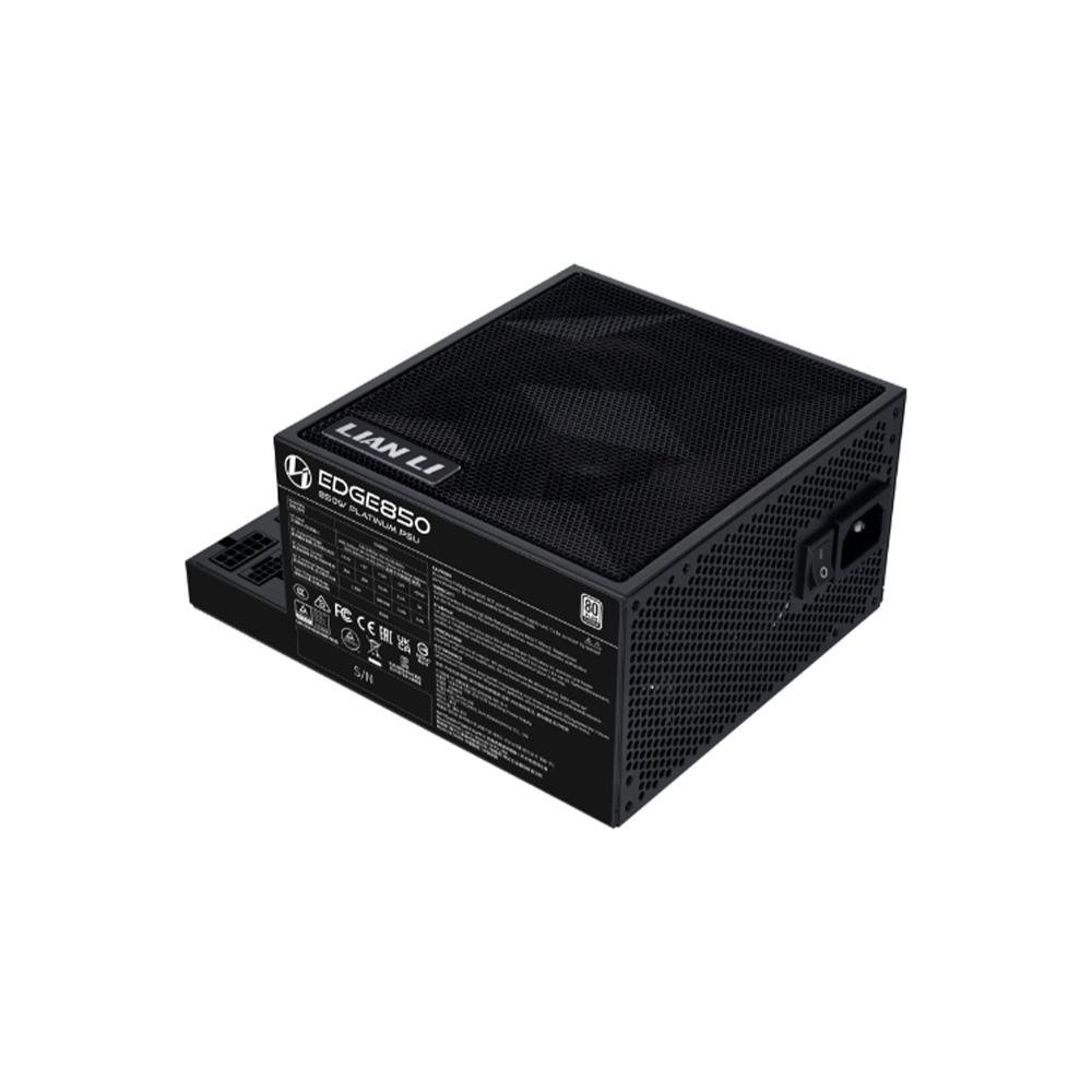 Fonte Lian Li EG0850 BLACK WO, 850W, 80 Plus Platinum, Modular, PFC Ativo, Com Cabo, Preto - EG0850 BLACK WO