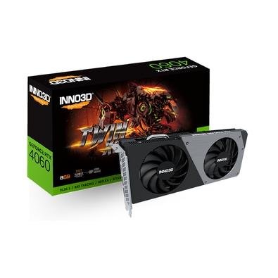 Placa de Vídeo RTX 4060 Inno3D Twin X2 | KaBuM!