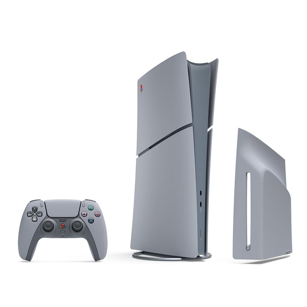 Console PlayStation 5 Edição Slim Digital, SSD 1TB, Com Controle Sem Fio, Bundle Edição Limitada Do 30º Aniversário, Cinza e Preto - 1000046555 Console PlayStation 5 Edição Slim Digital, SSD 1TB, Com Controle Sem Fio, Bundle Edição Limitada Do 30º Aniversário, Cinza e Preto - 1000046555