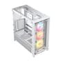 Gabinete Gamer Corsair 4000D RS ARGB, Mid Tower, Lateral em Vidro, com 3x Fans RS ARGB, Branco - CC-9011297-WW