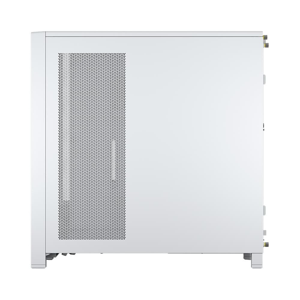Gabinete Corsair Frame 4000D RS, Mid Tower, ATX, Lateral em Vidro, Modular High, Airflow, 3x FANs, Branco - CC-9011313-WW
