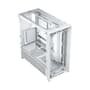 Gabinete Corsair Frame 4000D RS, Mid Tower, ATX, Lateral em Vidro, Modular High, Airflow, 3x FANs, Branco - CC-9011313-WW