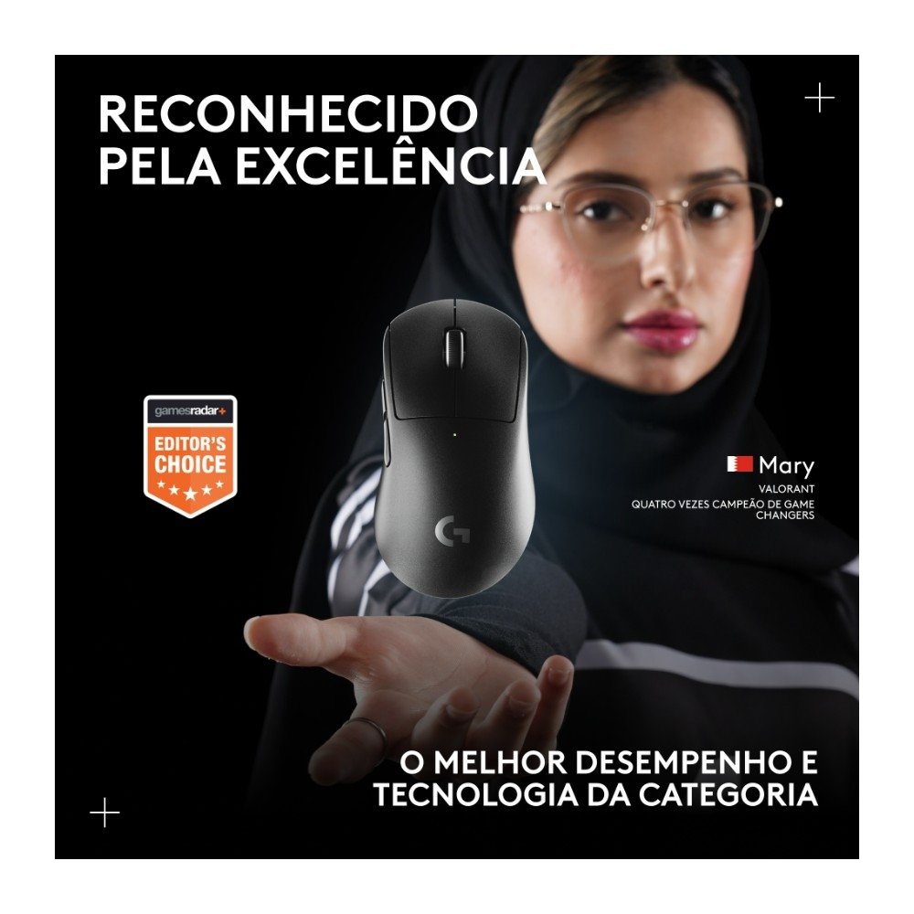 Mouse Logitech G Pro X Superlight 2 DEX | KaBuM!