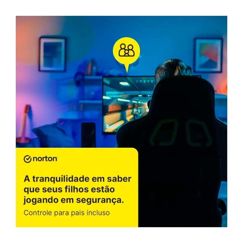 Norton 360 For Gamers 3 Dispositivos, 12 Meses, ESD - 21415189