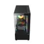 Gabinete Gamer Hyrax HGB320, Mini Tower, M-ATX, Frontal e Lateral em Vidro Temperado, Sem FANs, Preto - HGB320B