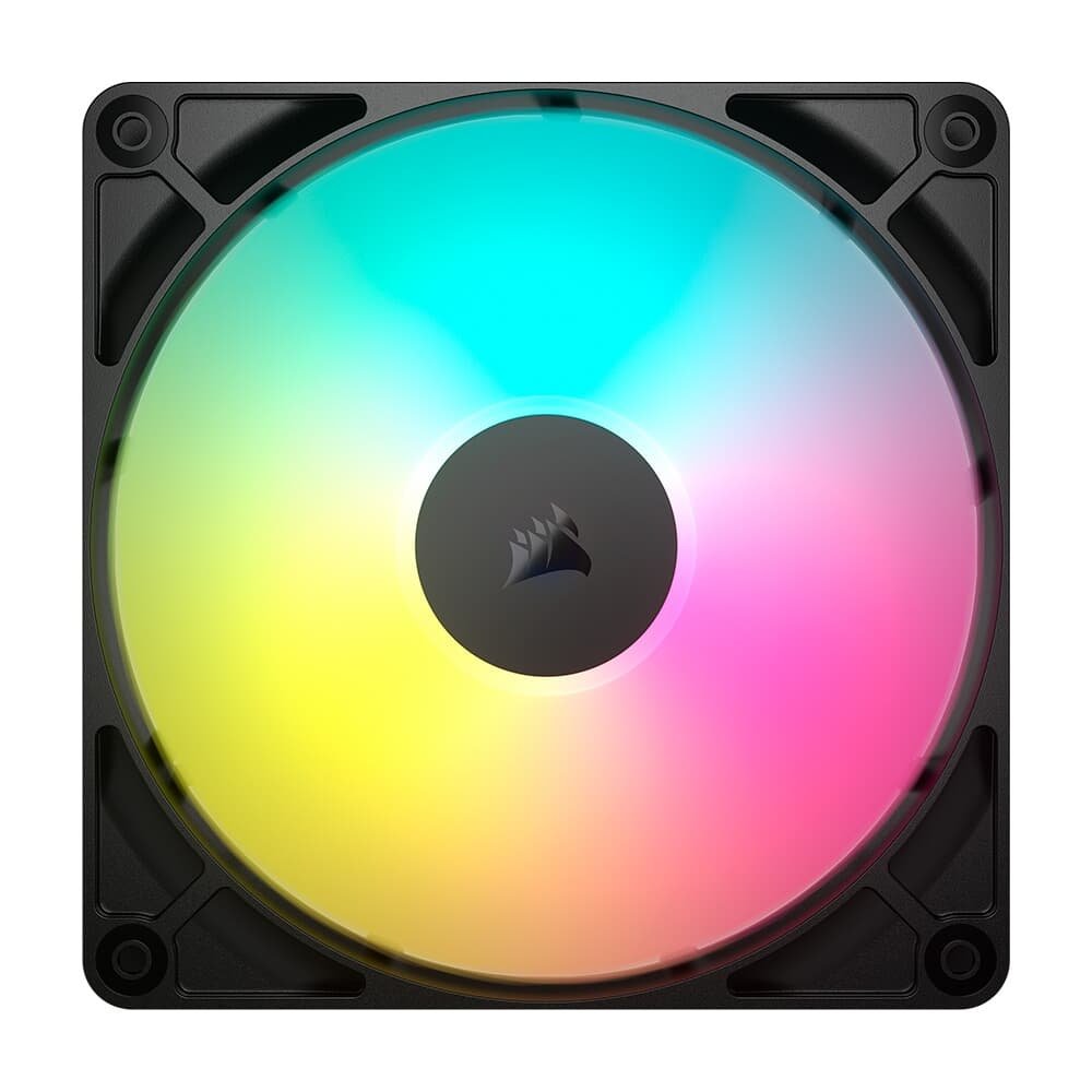 Kit com 2 Ventoinhas Corsair RS140 ARGB, 140mm, PWM, Preto - CO-9050183-WW Kit com 2 Ventoinhas Corsair RS140 ARGB, 140mm, PWM, Preto - CO-9050183-WW