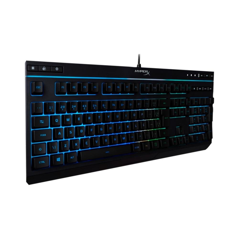 Teclado Gamer HyperX Teclado Alloy Core, RGB, USB 2.0, ABNT2, Preto - 4P4F5A2#AC4