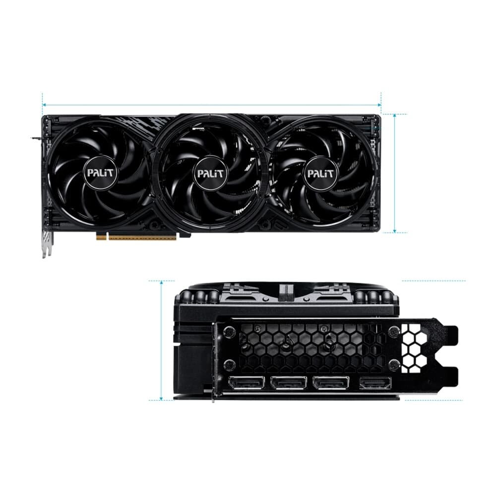 Placa de Vídeo Palit RTX 5080 GamingProOC | KaBuM!