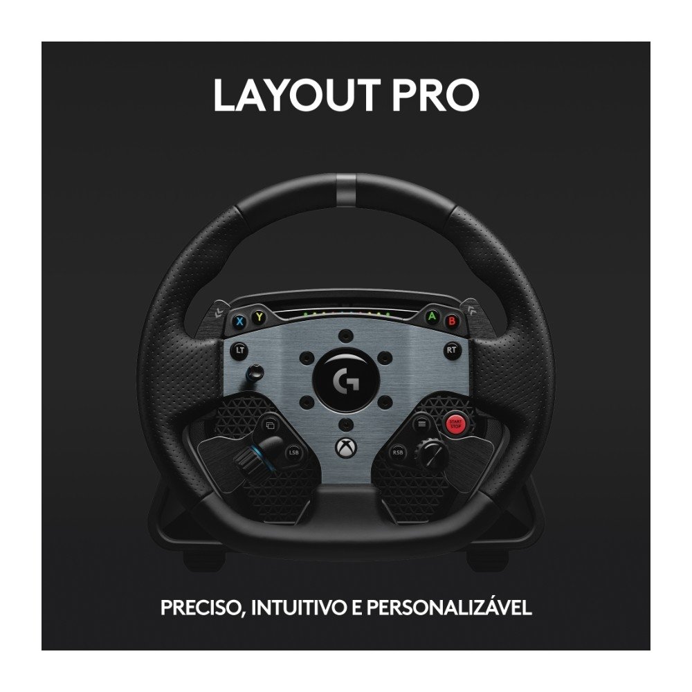 Volante Logitech PRO WHEEL para Xbox Series X|S, Xbox One e PC - 941-000193 Volante Logitech PRO WHEEL para Xbox Series X|S, Xbox One e PC - 941-000193