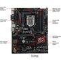 Placa-Mãe ASUS p/ Intel LGA 1151 ATX H170 PRO Gaming, 4x DDR4,DP/HDMI/DVI/VGA,USB 3.1 Tipo A e C,SupremeFX, M.2, Gamers Guardian