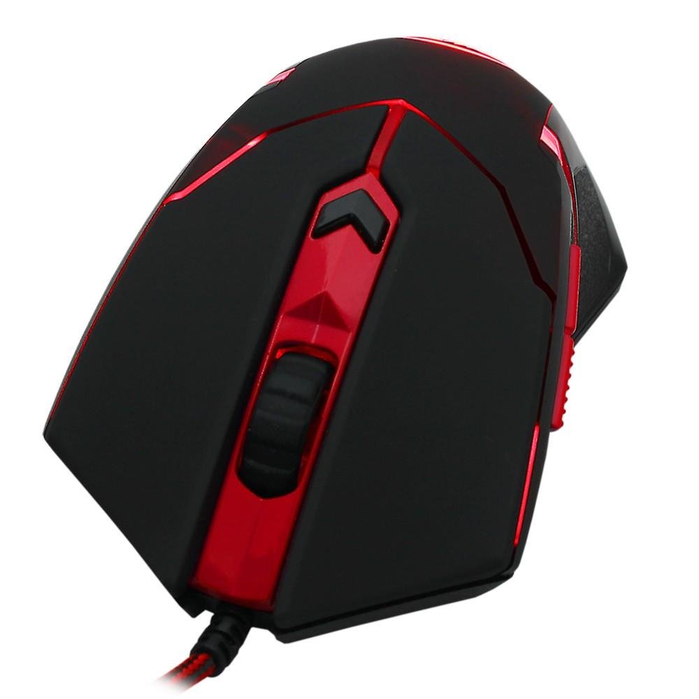 Mouse Gamer Redragon Centrophorus V3, 3200dpi 6 botões e 8 Ajustes de Peso USB M601-3