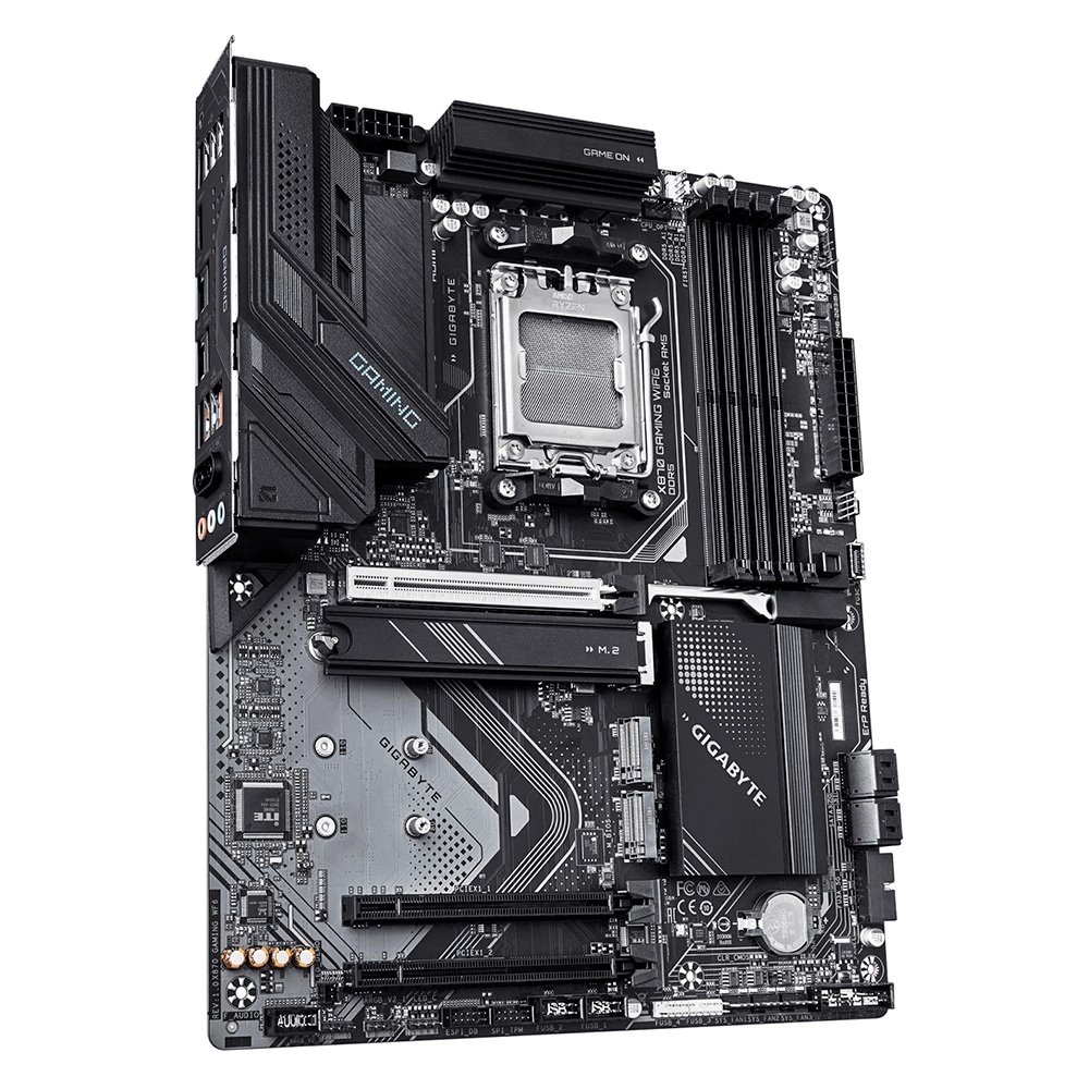 Placa Mãe Gigabyte X870 GAMING WIFI6, AMD AM5, ATX, DDR5, LED RGB, Bluetooth, Wi-Fi 6, Preto - X87GW-00 Placa Mãe Gigabyte X870 GAMING WIFI6, AMD AM5, ATX, DDR5, LED RGB, Bluetooth, Wi-Fi 6, Preto - X87GW-00