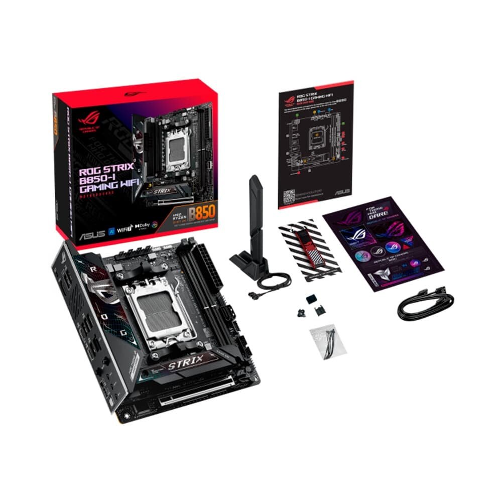 マザーボード ASUS Mini-ITX ROG STRIX B850-IGAMINGWIFI Placa Mãe ASUS ROG STRIX B850-I GAMING | KaBuM!