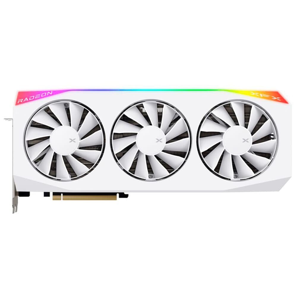 Placa de Vídeo XFX Mercury RX 9070 XT OC WHITE GAMING EDITION WITH AMD Radeon, RGB, 16GB, GDDR6, HDMI 3xDP, RDNA 4 - RX-97TRGBBW9