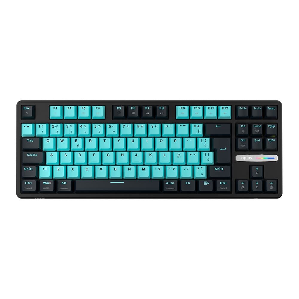 Teclado Mecânico Gamer Iara Aqua Obsidian | KaBuM!