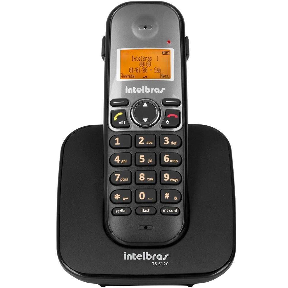Telefone Intelbras Sem fio Digital TS5120 Preto - 4125120