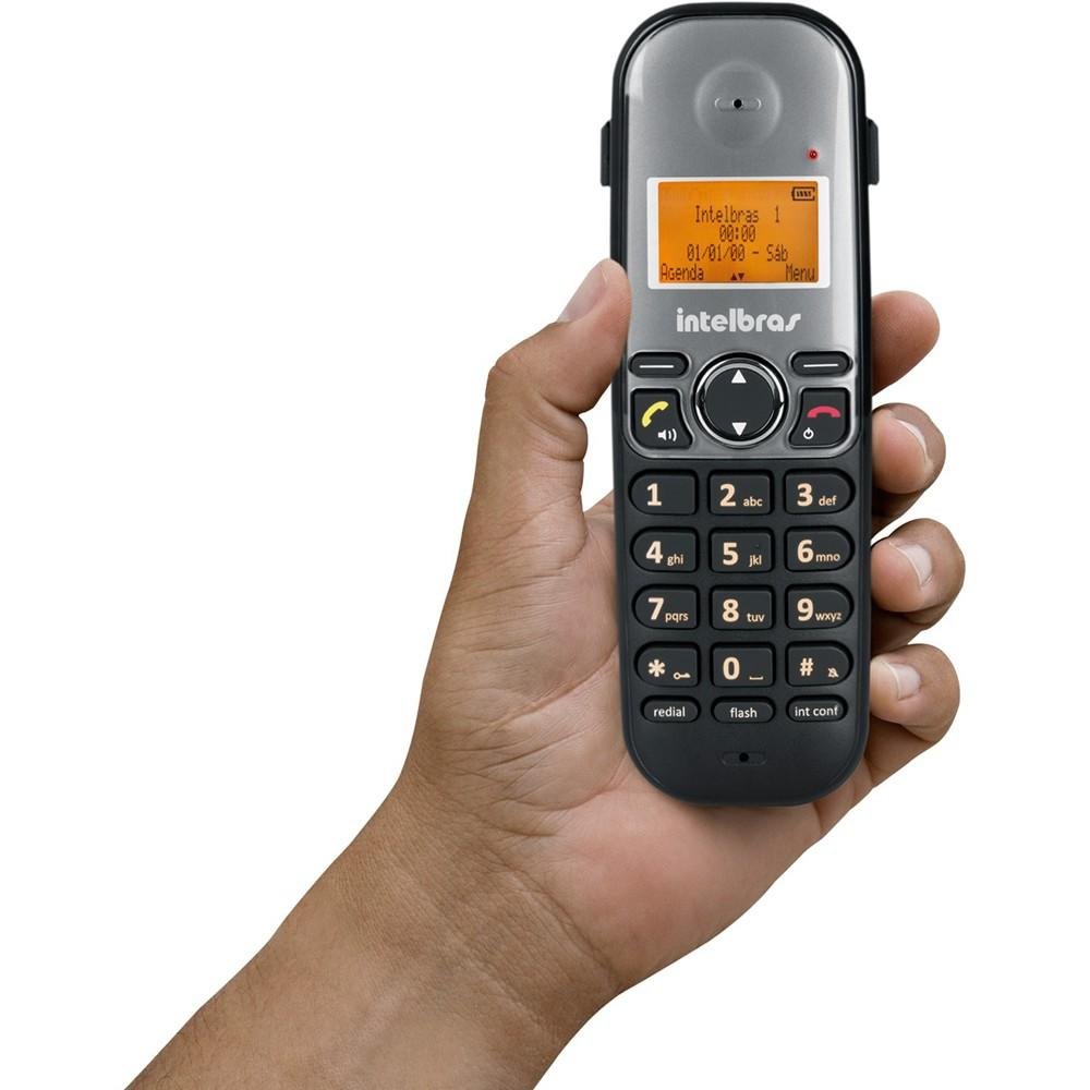 Telefone Intelbras Sem fio Digital TS5120 Preto - 4125120