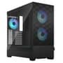 Gabinete Gamer ATX Fractal Design Pop Air RGB, Mid Tower, Lateral em Vidro, TG Clear, Preto - FD-C-POR1A-06