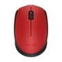 Mouse sem fio Logitech M170 com Design Ambidestro Compacto, Conexão USB e Pilha Inclusa, Vermelho - 910-004941