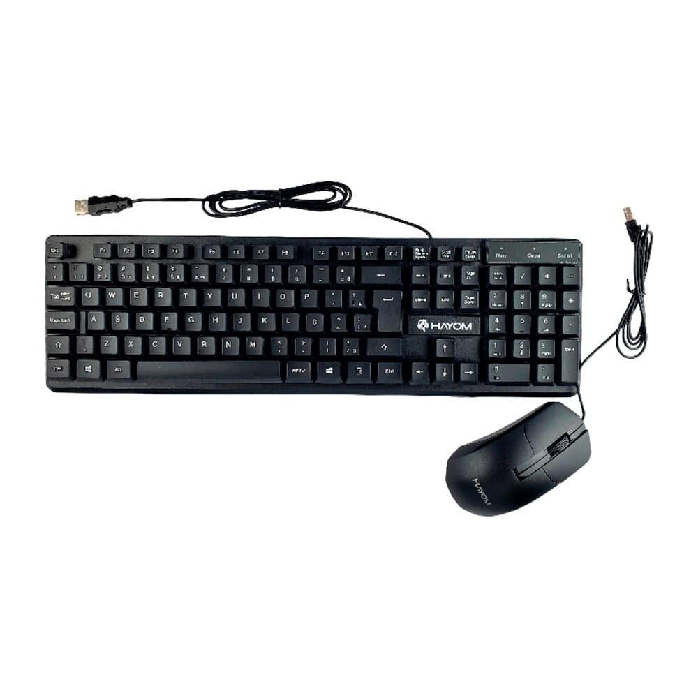 Kit Teclado e Mouse Hayom TC3225 | KaBuM!