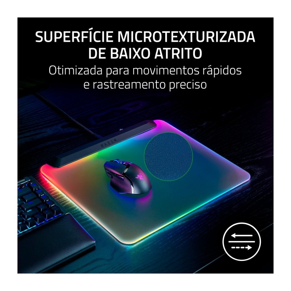 Mousepad Gamer RGB Razer Firefly V2 Pro | KaBuM!