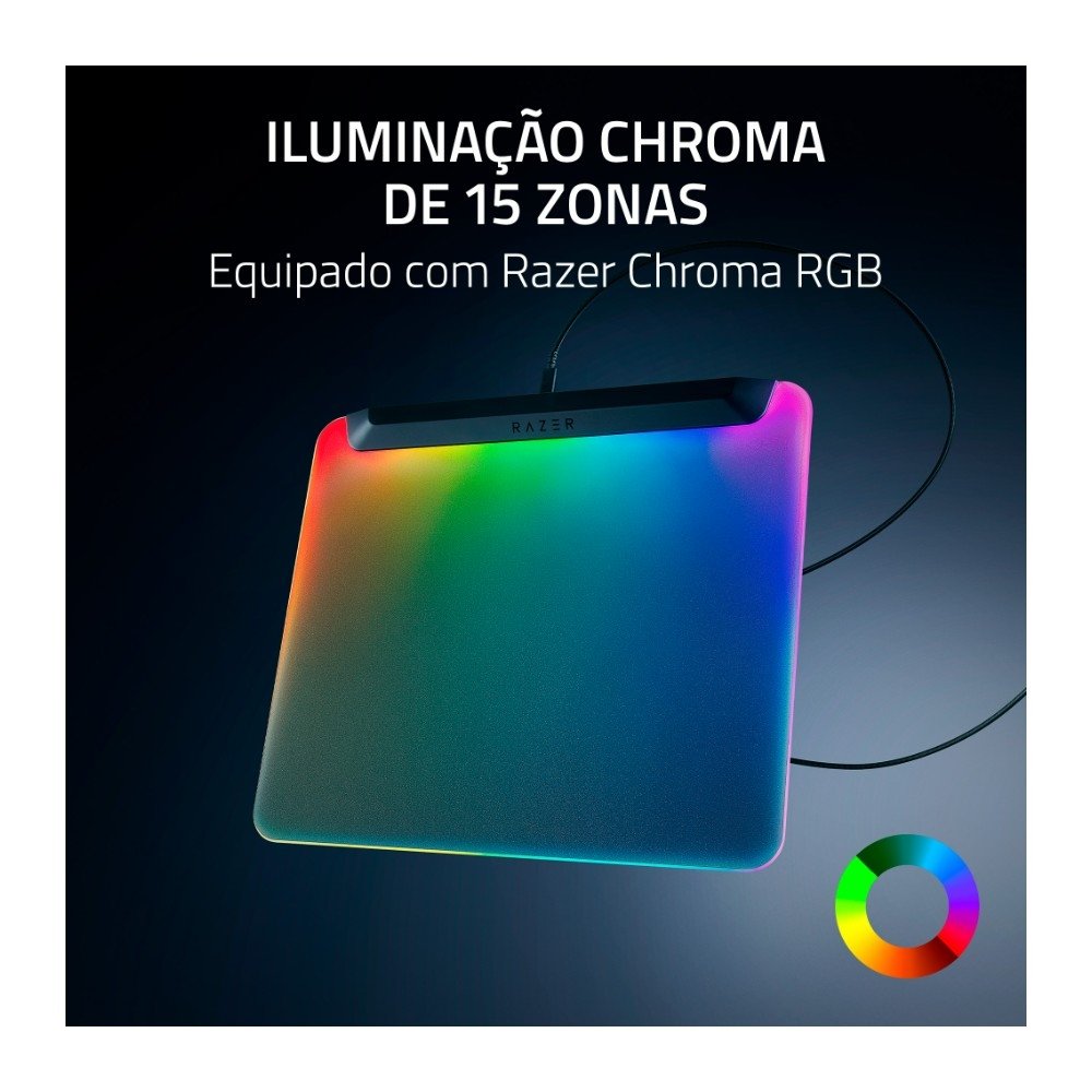 Mouse Pad Gamer RGB Profissional Firefly | KaBuM!