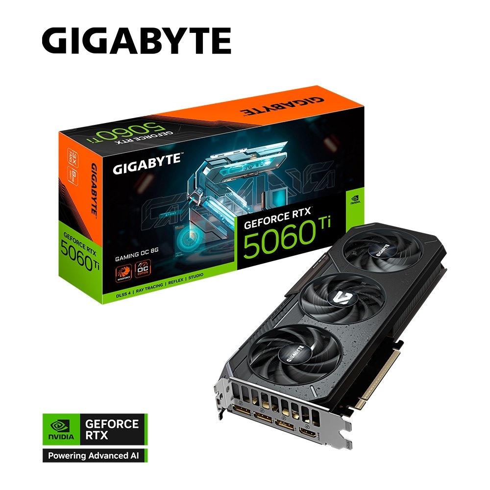 グラフィックボード・グラボ・ビデオカード GIGABYTE RTX5060Ti GDDR7 8GB RTX 5060 Ti Gigabyte GDDR7 8GB Blackwell | KaBuM!