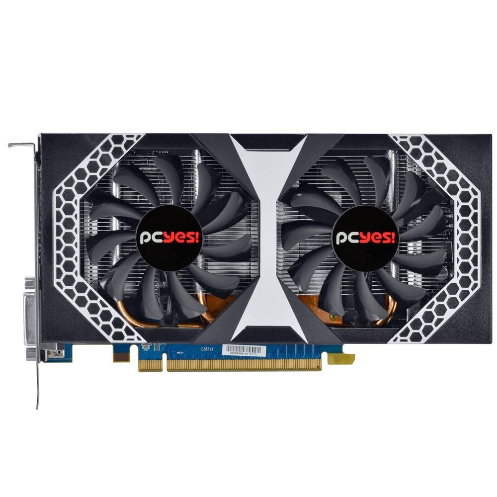 Placa de Vídeo VGA AMD PcYes RADEON R7 260X 2GB GDDR5 128Bits Hammer Dual-FAN H260XQM2GD