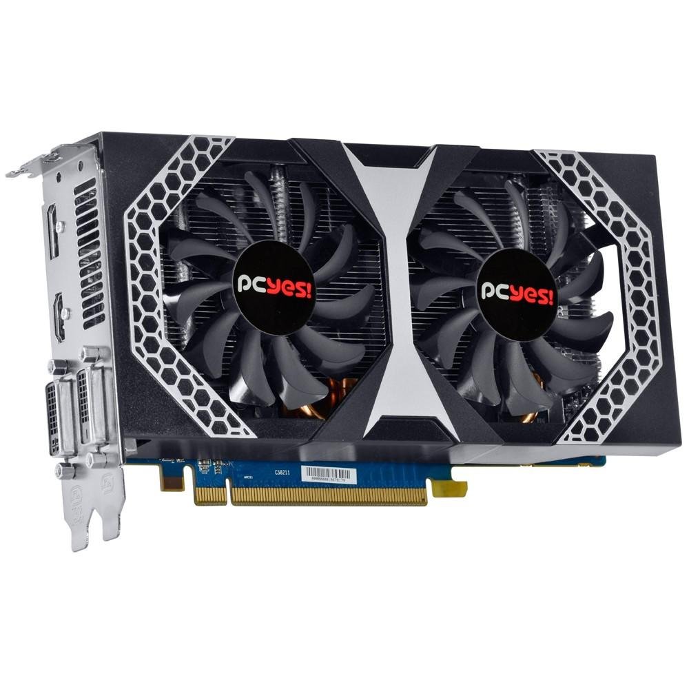 Placa de Vídeo VGA AMD PcYes RADEON R7 260X 2GB GDDR5 128Bits Hammer Dual-FAN H260XQM2GD