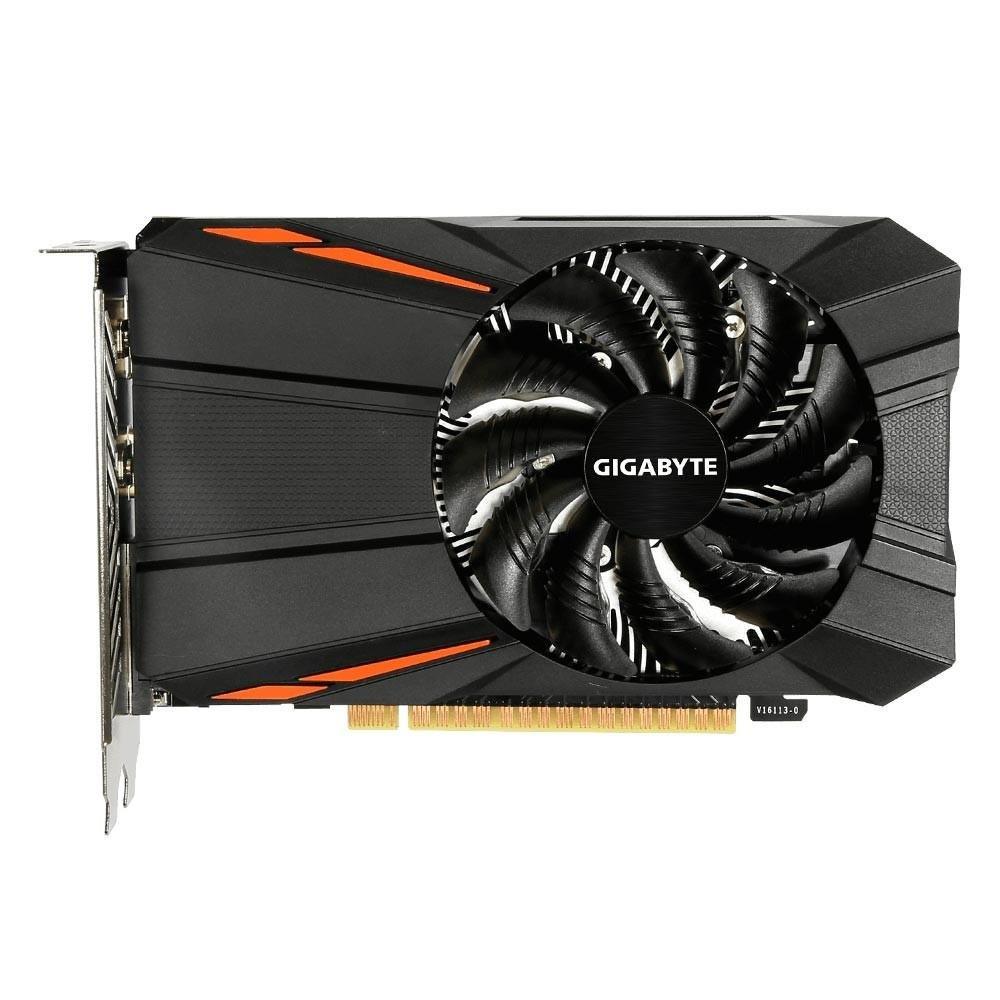 Placa de Vídeo GTX 1050 Ti Gigabyte NVIDIA GeForce D5, 4GB GDDR5 - GV-N105TD5-4GD Placa de Vídeo GTX 1050 Ti Gigabyte NVIDIA GeForce D5, 4GB GDDR5 - GV-N105TD5-4GD