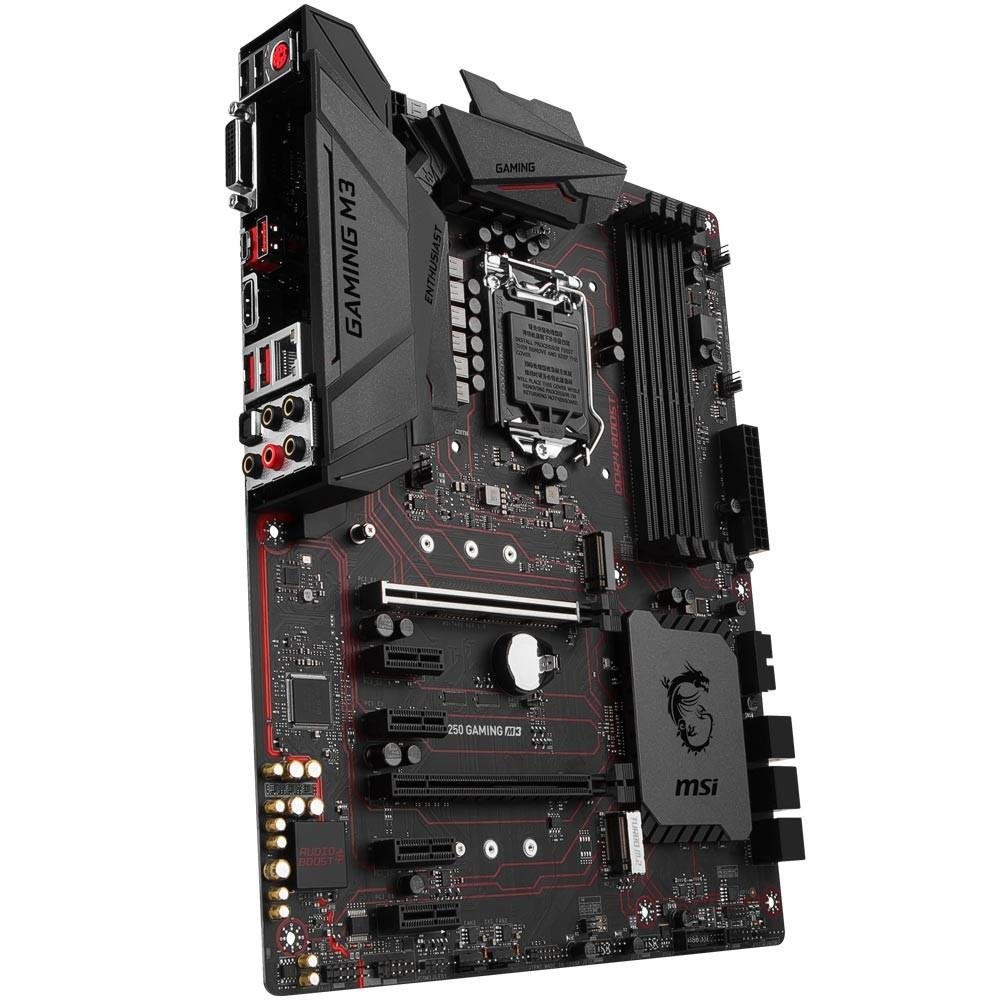 Placa-Mãe MSI p/ Intel LGA 1151 ATX B250 GAMING M3 DDR4 Placa-Mãe MSI p/ Intel LGA 1151 ATX B250 GAMING M3 DDR4